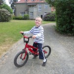 jacob learned to ride a bike!