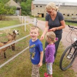 bike ride to feed the animals