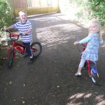 kids on their bikes