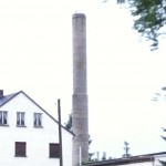 stork nesting on tower in Geithan