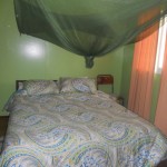 our bed & the misquito net